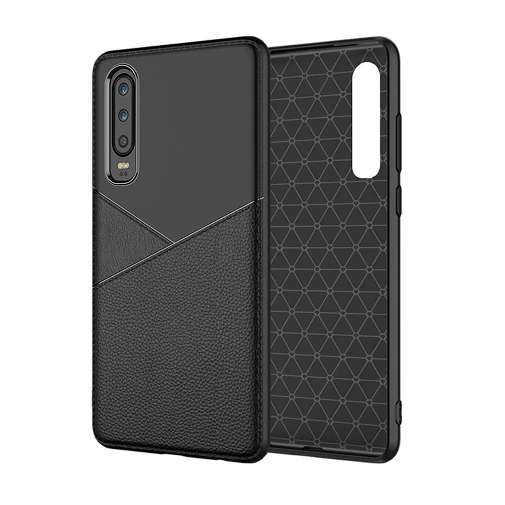 Case For Huawei P20 Lite Case For Huawei P30 Pro Case Silicone PU Soft Leather Cover For Huawei Mate 20 Lite Pro Honor 8X Case