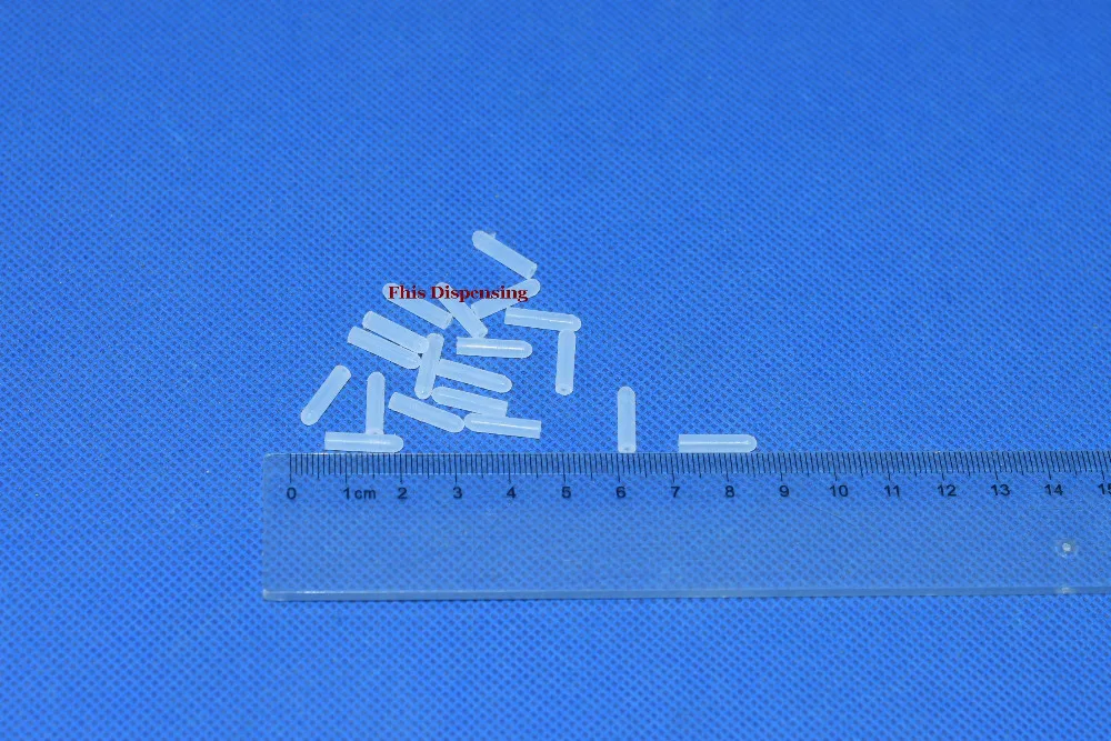 100 шт./PK Силиконовая Шапочка ID 0,89 мм * OD 3,43 мм * длина 12,7 мм подходит для 20 г игла для дозирования