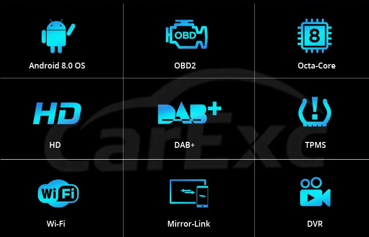 Perfect CarExc Android 9.0 OS Octa Core For Volkswagen Touareg VW T5 Car Radio With GPS DVD WiFi Bluetooth USB SD Multimedia Navigation 8