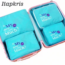 Itapkris, 5 шт., Женские аксессуары для путешествий, сумка, портативный органайзер для упаковки багажа, подвесной разделитель, контейнер, тканевый чехол, чехол для костюма