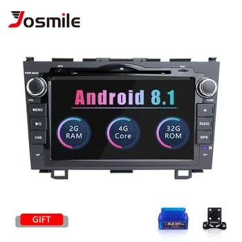 

Josmile 2 Din Android 8.1 Car DVD Player For Honda CRV CR-V 2006 2007 2008 2009 2010 2012 GPS AutoRadio Tape Recorder Audio Wifi
