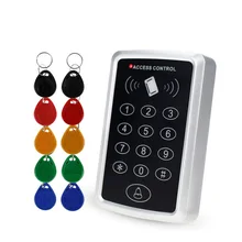 125 кГц автономная рчид клавиатура управления доступом устройство для считывания em-карт с 10 брелоками дверной замок без ключа для системы безопасности входа