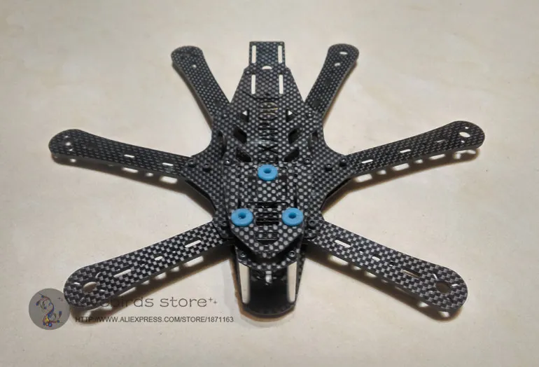 

DIY FPV mini QAV230 cross racing drone hexacopter RD230 pure carbon fiber frame