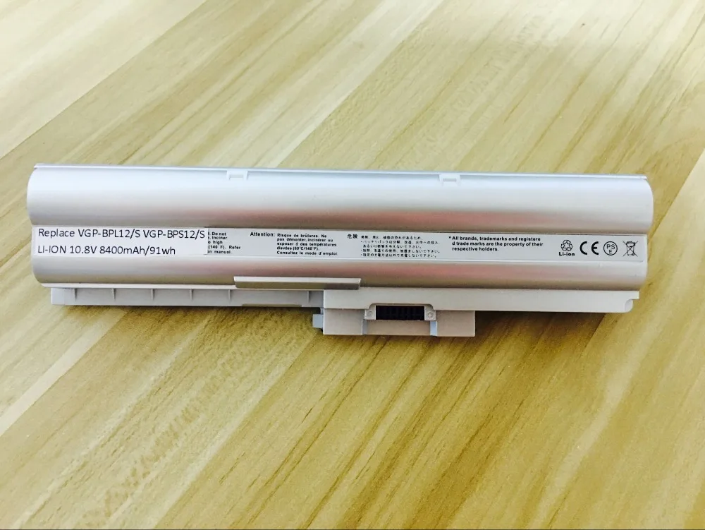 Silver BPS12 Laptop battery For SONY VGN Z93GS VGN Z93HS VGN Z93VS VGN