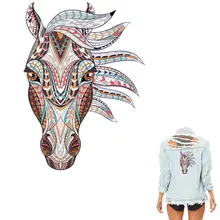 COSBILL – patchs lavables cheval 3D en fer sur transferts, autocollants de niveau A pour vêtements, beaux appliqués à main libre, Diy bricolage, Y-050