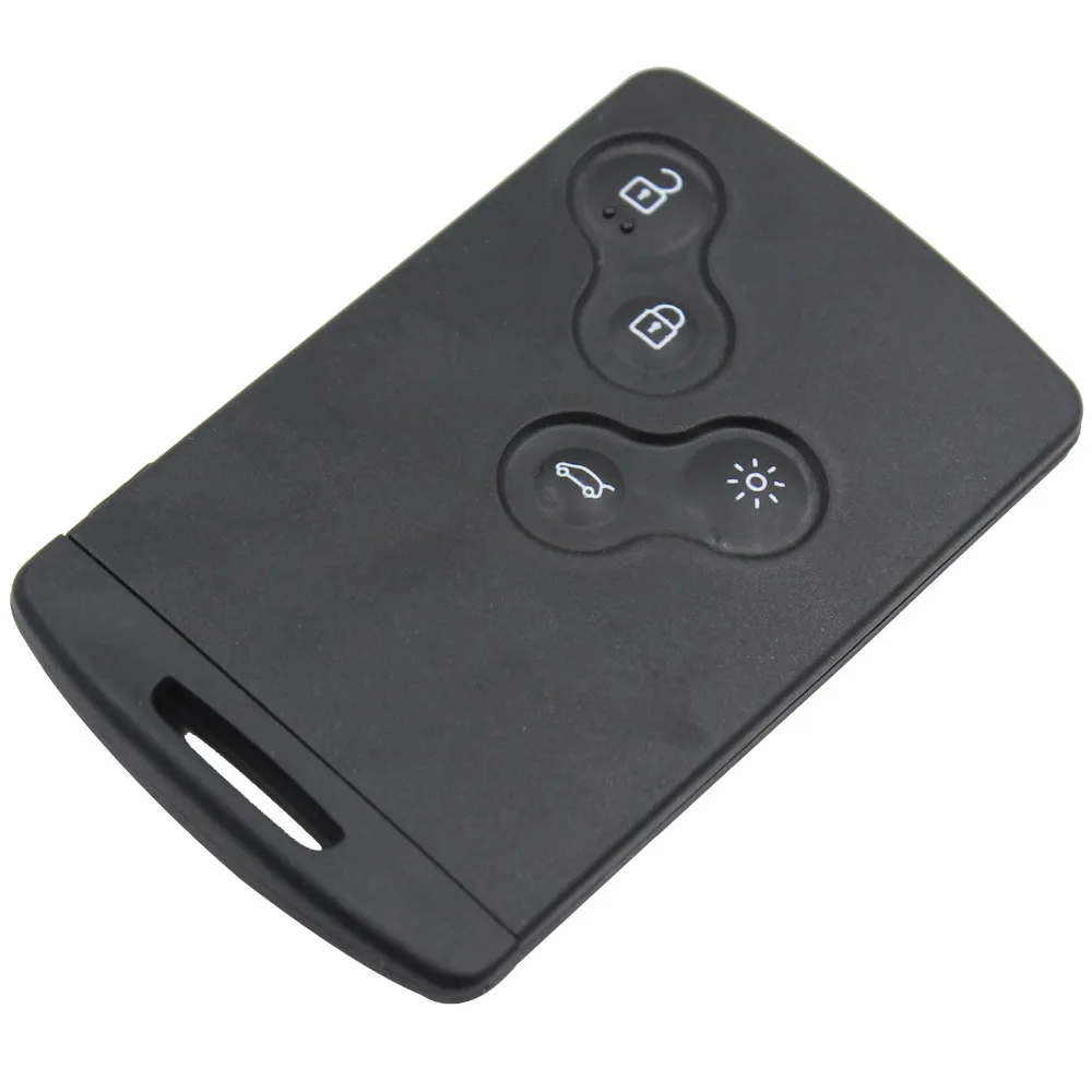 Dandkey 4 кнопочный дистанционный чехол для смарт карты Renault Laguna Koleos Clio ключ Megane Fob с