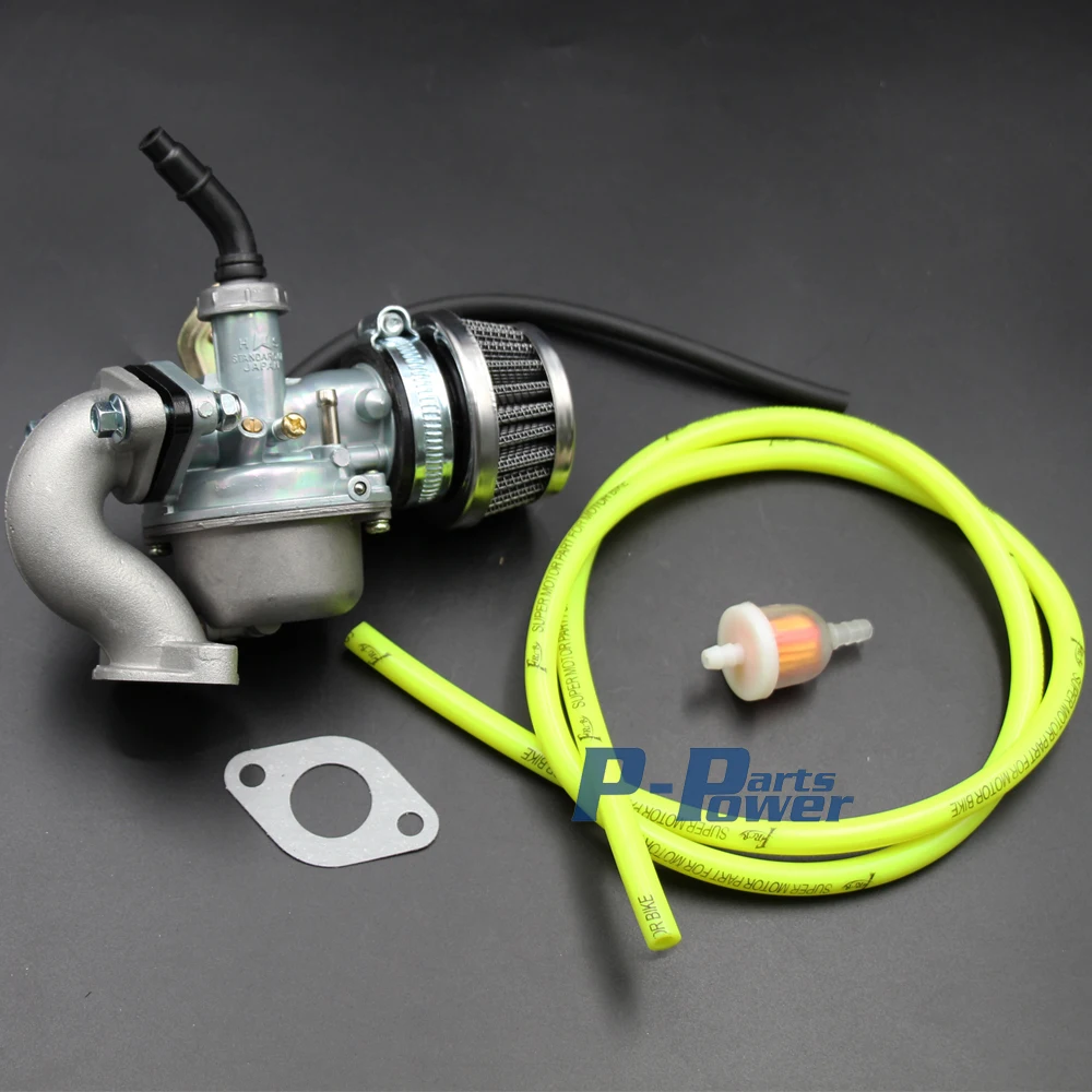 19mm Carburetor CARB PZ19 Air Filter Intake Pipe Gaske Gas Oil Fuel