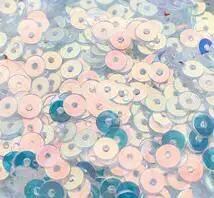Мульти формы ПЭТ синий кристалл серии Свободная прозрачная тесьма с пайетками для шитья Свадебные Ремесло женский аксессуар для одежды Сделай Сам 20 г - Цвет: 4mm flat round