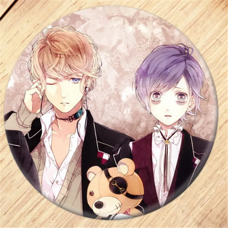 1 шт. аниме DIABOLIK LOVERS значок косплея мультфильм брошь булавка коллекция Значки для рюкзаков украшения 18762