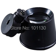 10X25 мм Обнаружение денег ювелирные изделия Карманная Лупа со светодиодной подсветкой цилиндр Тип ремонт часов лупа