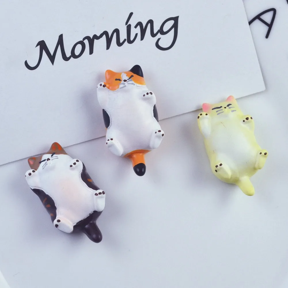 

3PCS/Lot Cartoon Cat Filler For Clear/Fluffy Mud Popular Box Toys Kids Lizun Slime DIY Kit Accessories Children Modeling Clay