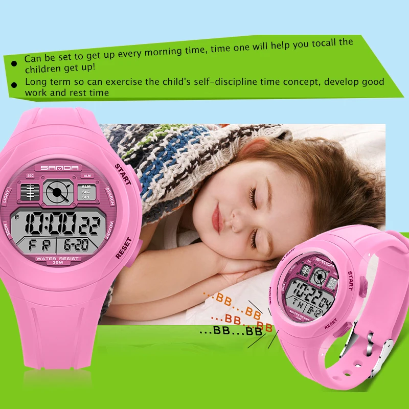 Цифровой светодиодный кварцевые часы для мальчиков и девочек модные спортивные Reloj Relojes наручные часы