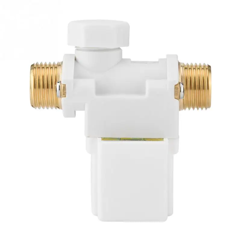 AC220V G1/" Солнечная энергия Электрический электромагнитный клапан для воды N/C нормально 0-80 градусов Рабочая температура