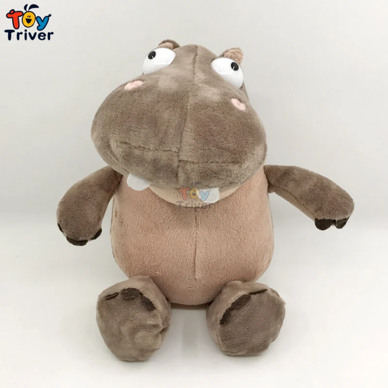 25 см Моделирование Плюшевые Ники Hippo игрушки чучела бегемоты кукла гиппопотам Для детей ребенок студент специальный подарок спальный Куклы