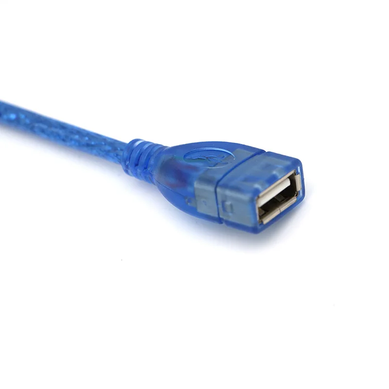 كاميرا الكابلات بيانات usb لل طابعة كمبيوتر اللوحي الهاتف المحمول الماوس لعبة تحكم usb 2.0 موسع ذكر إلى أنثى