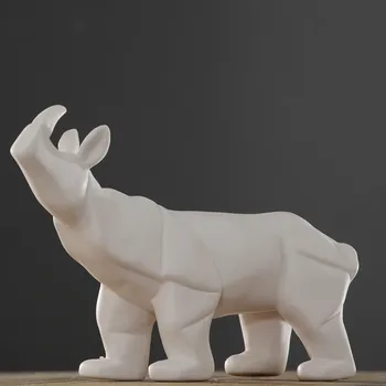 

Nordic creative rhinoceros style living room coffee table wine cabinet decoration fashion home decorations ZP3041131