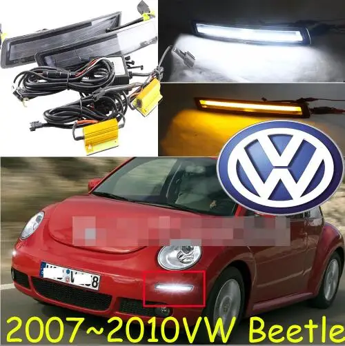 2007~ 2010 Beetle Дневной светильник;! Светодиодный, Beetle противотуманный светильник, 2 шт.; Cabrio, Tiguan Touran Caddy Jetta 6, Beetle головной светильник