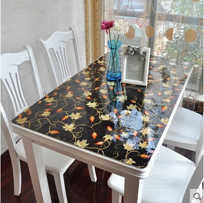 Pasayioneヴィンテージ花柄テーブルマットダイニング用の装飾送料カスタマイズ可能な軟質ガラステーブルクロスマット用テーブルmanteles Glass Table Cloth Glass Table Matsfor Table Aliexpress