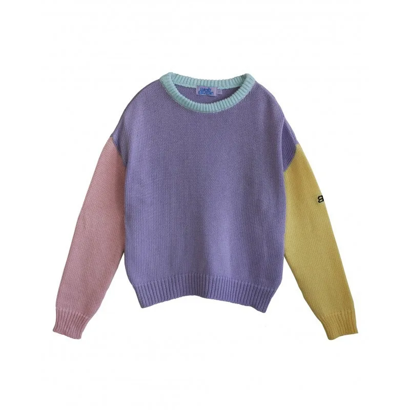 

2019 New Autumn Winter Bandy B Brand Kids Sweaters Boys Girls Stitch Knit Pullover Baby Children Cotton Clothing Suits