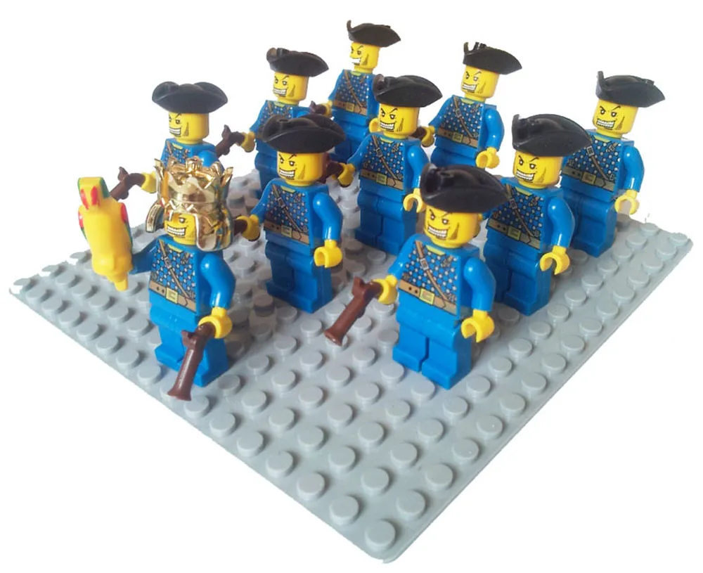 

10pcs Figure Pirates of the Caribbean Castle Building Block