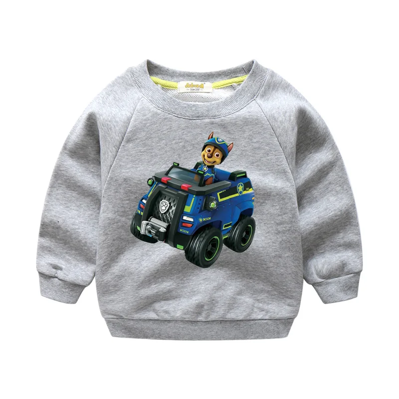 2018 New Cartoon Dog Print Children Spring Sweater For Boy Girls Autumn Long Sleeves 100%Cotton Tops Baby Sweater Clothes TWY001 (6)