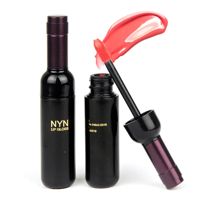 Buy 12Pcs Wine Bottle Moisturizing Lip Gloss 12 Colors