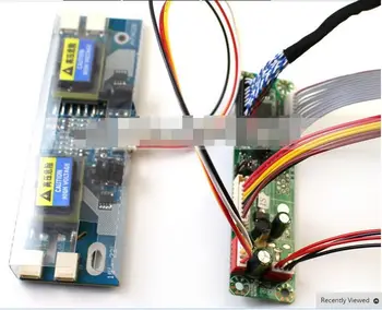 

LCD Monitor Driver Board Kit w/ Keypad VGA Cable 4-C Inverter Built-in 23 Programs Support 10-22'' LVDS Screen Free Shipping