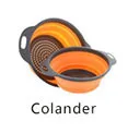 KHGDNOR Foldable Filter Drainer Suction Sink Storage Basket Flexible Food Strainer Kitchen Anti-blocking Funnel