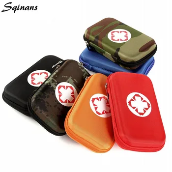 

Sqinans Portable Travel Medicine Storage Bag First Aid Emergence Medical Case Hiking Camping Survival Bag Medicine Organizer