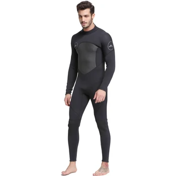 

SBART 3MM diving suit thickening warm winter outdoor floating conjoined long sleeve swimsuit big yards 3MM wetsuits swimwear