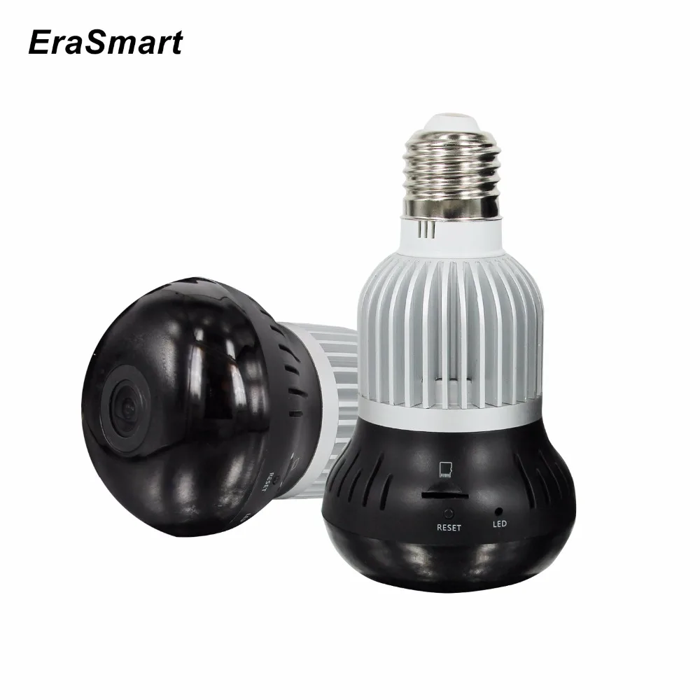 

EraSmart home security alarm system Infrared night vision HD 960P Wi-Fi panoramic camera Black