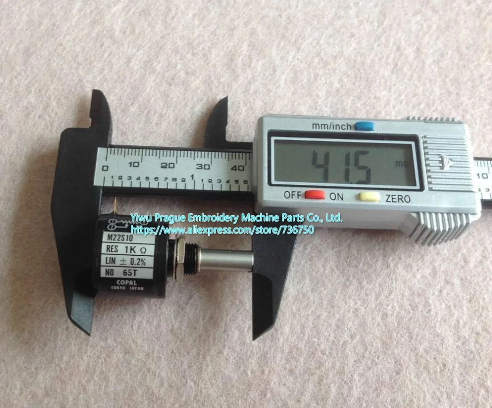 

15000010E000 Potentiometer without cable Copal M22S10 RES 1K Genuine Barudan Sunstar SWF A B C E embroidery machine spare parts