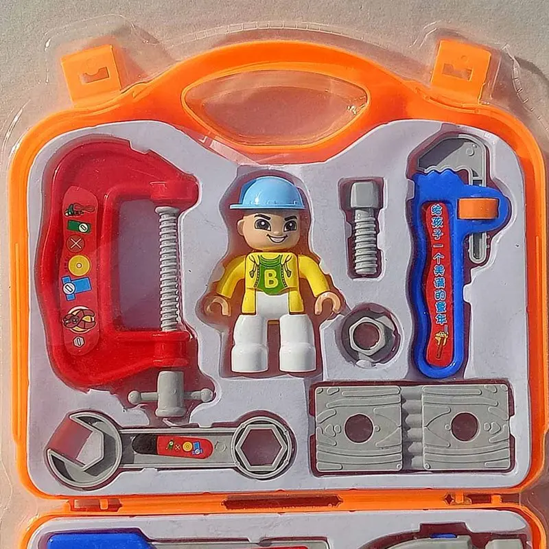 Разные цвета инструмент для ремонта игрушка детская моделирование для маленьких мальчиков Набор инструментов Набор игровой домик для маленьких мальчиков дети ролевые игры игрушки подарки на день рождения