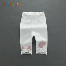 Новые летние детские брюки леггинсы для девочек мягкие хлопковые детские штаны