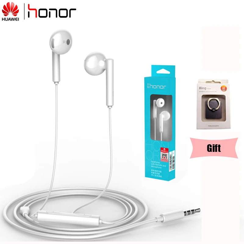 

Original Brand Huawei Honor AM115 Wired Earphone With Micrphone With 3.5mm Controller With 1.2m Lenghth With Ring Gift