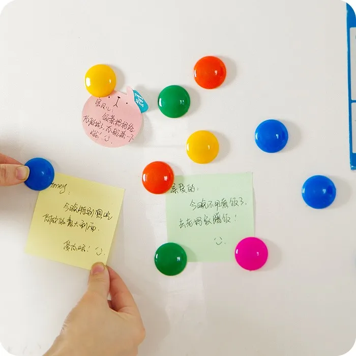 5pcs-pack-Magnetic-Particles-Message-Note-Paper-Decorative-Stickers-Affixed-Magnet-Whiteboard-Beads-Magnetic-Button-Cute