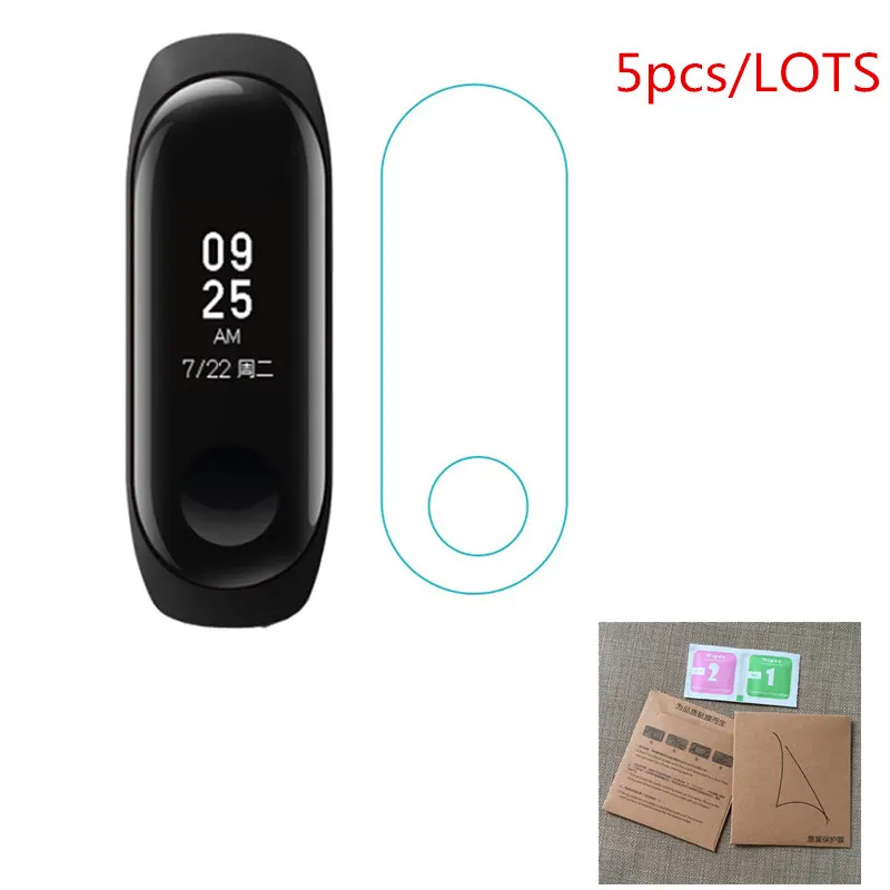 

5PCS For Xiaomi Mi Band 3 Screen Protector for Xiaomi Mi Band 3 Smart Wristband Protective Film Miband 3 Film