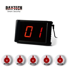 DAYTECH Wireless Call Button Calling system Queuing Pagering system Coater Pager Service Queue System for Restaurant/Shop/Bar DAYTECH Wireless Call Button Calling system Queuing Pagering system Coater Pager Service Queue System for Restaurant/Shop/Bar