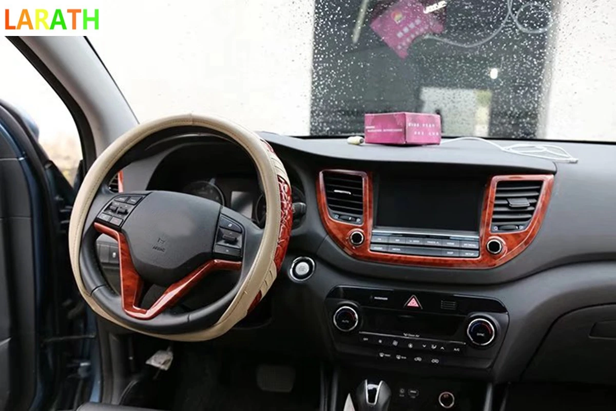 Для Hyundai Tucson 2015 2016 2017 ABS специальная краска внутренняя ручка Панель AC