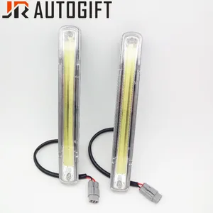 car-styling  2pcs/pair 9W 6000K 12V/24VCOB LED Lights Waterproof high power  DRL Daytime Running Light Auto Lamp