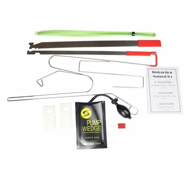

10Pcs car general Lock Emergency Tool Maintenance Kit Unlock Door Open Kit Air Wedge