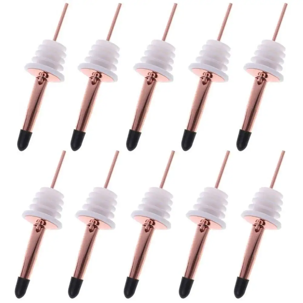 TOBSAYK 10-Pack розовая коническая классическая бутылка из нержавеющей стали Pourer |