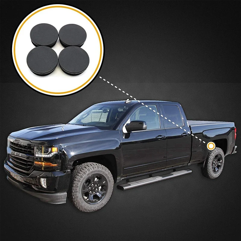 Рамная трубка пробки заднее колесо хорошо Совместимо с Для Chevy/Gmc Silverado/Sierra 1500 1998- 4 шт набор
