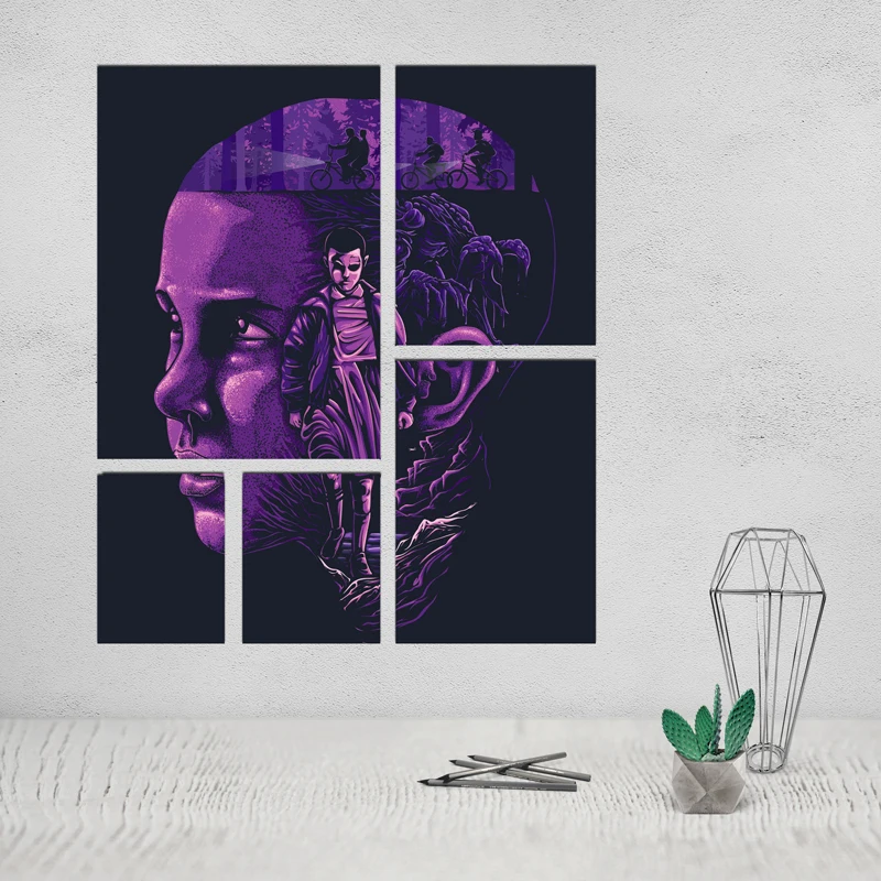 

Poster Painting Stranger Things Season 2 Obrazy Canvas Modern Painting Modern Abstract Painting on Canvas Love Poster Modern Art