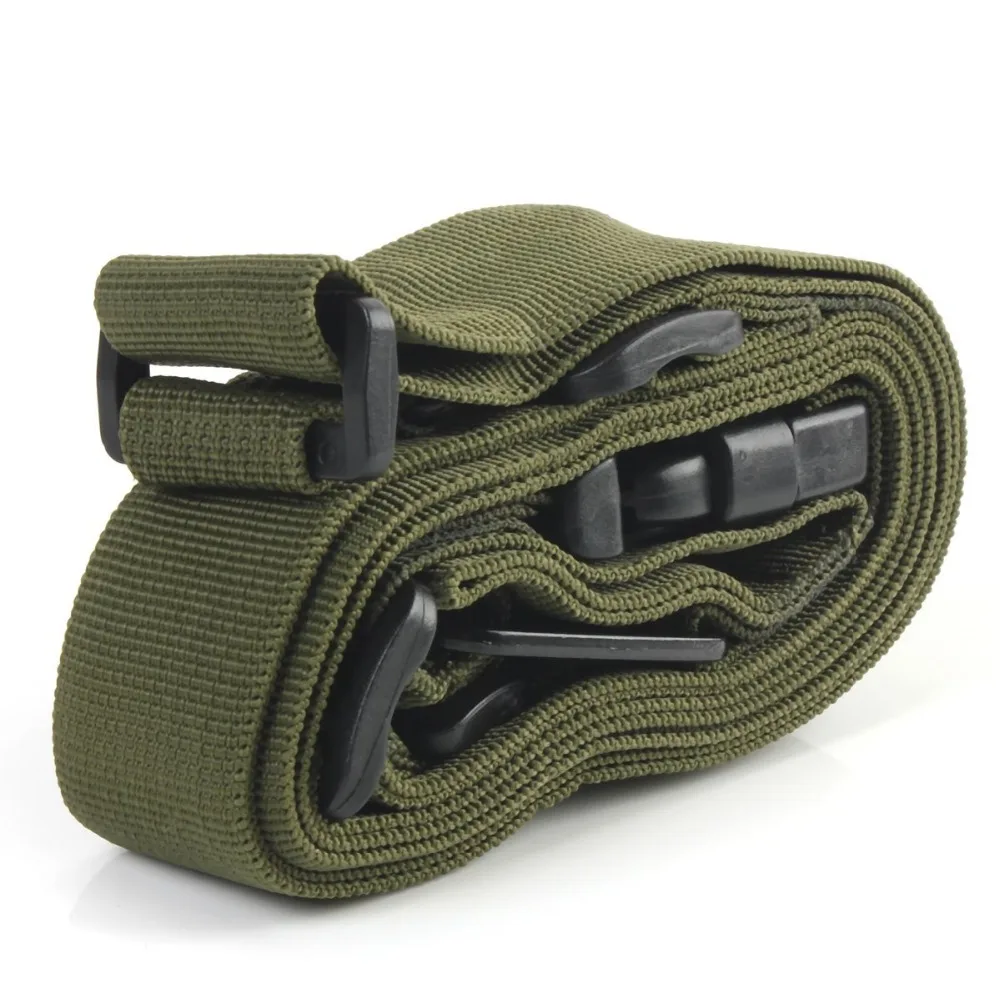 Three Point Rifle Sling Adjustable Bungee Tactical Airsoft Gun Strap
