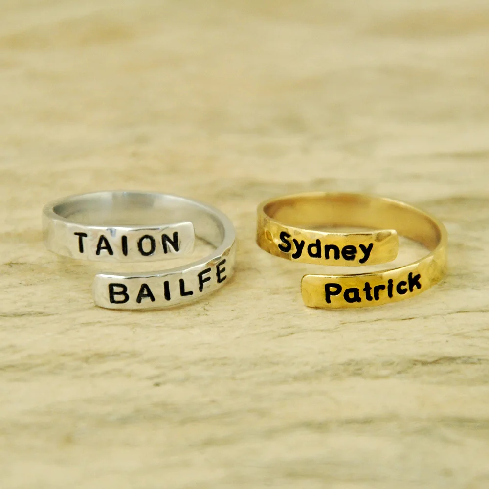 

Pretty Alloy custom name ring,Custom nameplated ring,Adjustable Roller Derby Ring Spiral Ring
