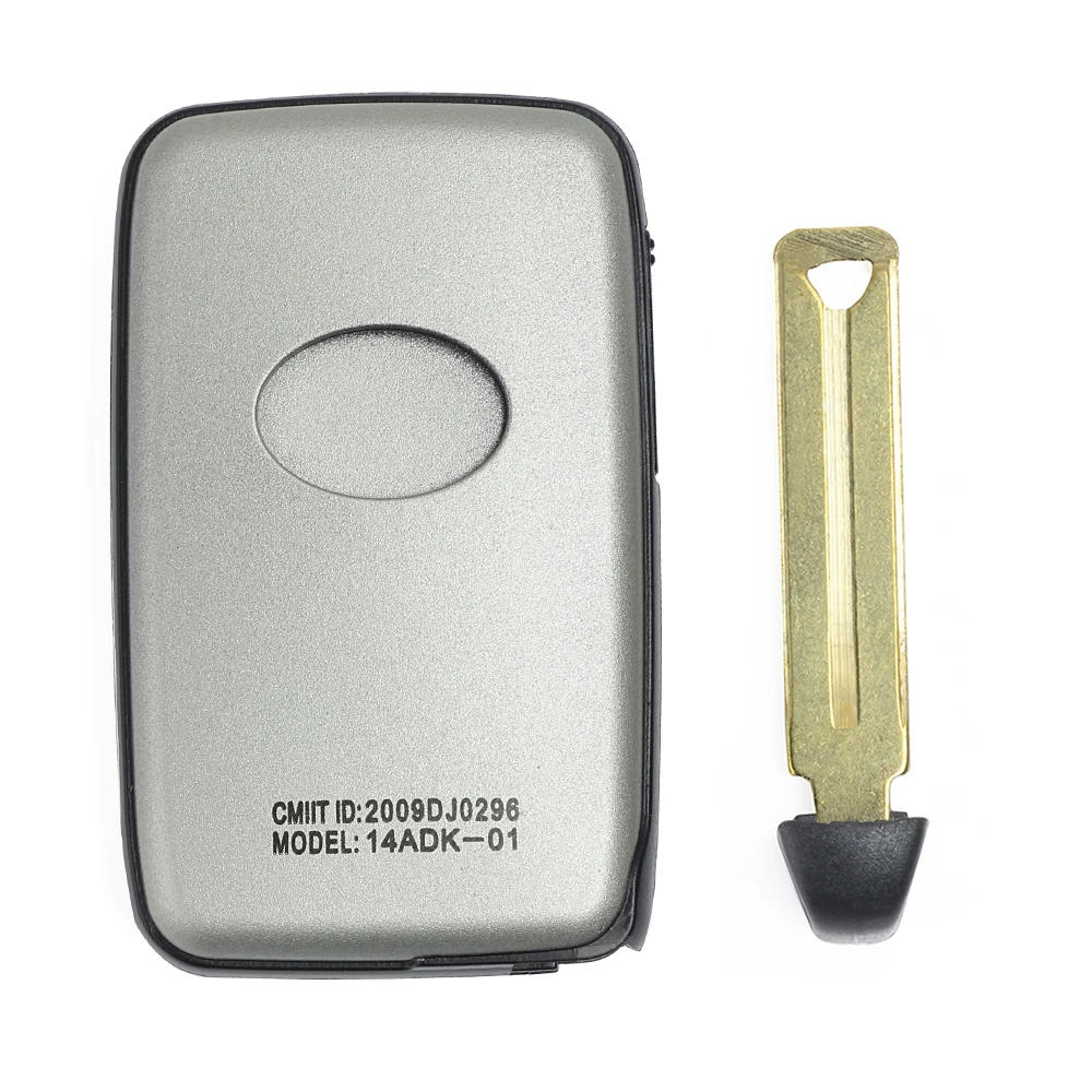 Keyecu умный пульт дистанционного ключа корпус Fob 2 кнопки для Toyota Avalon Camry Highlander RAV4 2007 2008 2009 2010 2011