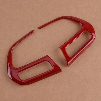 

DWCX Red ABS Car Auto Interior Steering Wheel Button Decoration Cover Trim Sticker Molding Fit For Jeep Compass Renegade 2017