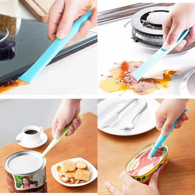 

Multifunction Useful Plastic Clean Blade Oil Stain Scraping Kitchen Tool