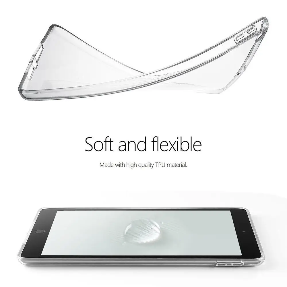 Silicon Case For iPad Pro 11 12.9 2018 9.7 Clear Transparent Case Soft TPU Back Cover Tablet Case For iPad 2 3 4 5 6 Air 1 Mini Silicon Case For iPad Pro 11 12.9 2018 9.7 Clear Transparent Case Soft TPU Back Cover Tablet Case For iPad 2 3 4 5 6 Air 1 Mini